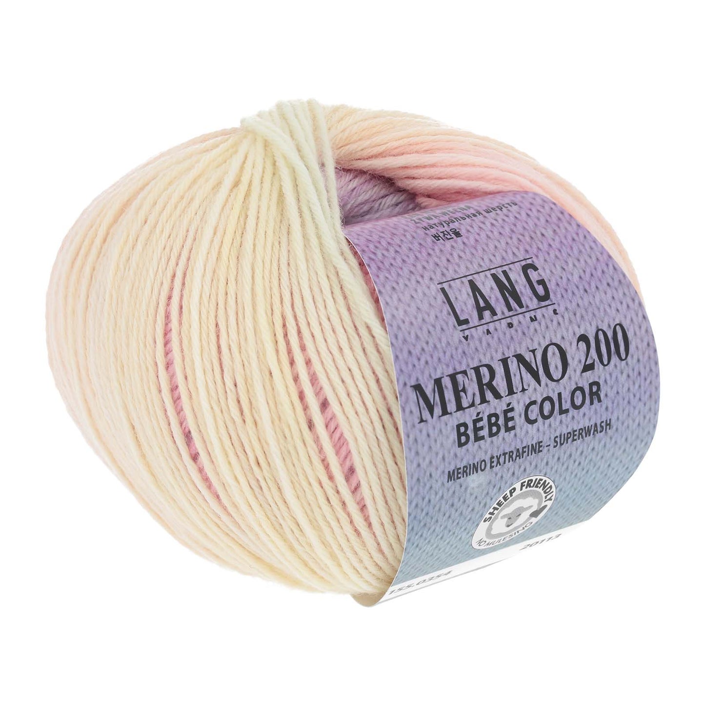 Merino 200 bébé color Lang Yarns